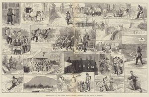 Reminiscências da revisão da segunda-feira de Páscoa, Esboços sobre a marcha a Brighton
